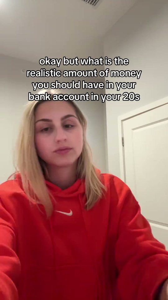 Opening frame: okay but what is the realistic amount of money you should have in your bank acco